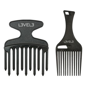 LV3 PETTINI HAIR PICK COMB SET 2PZ